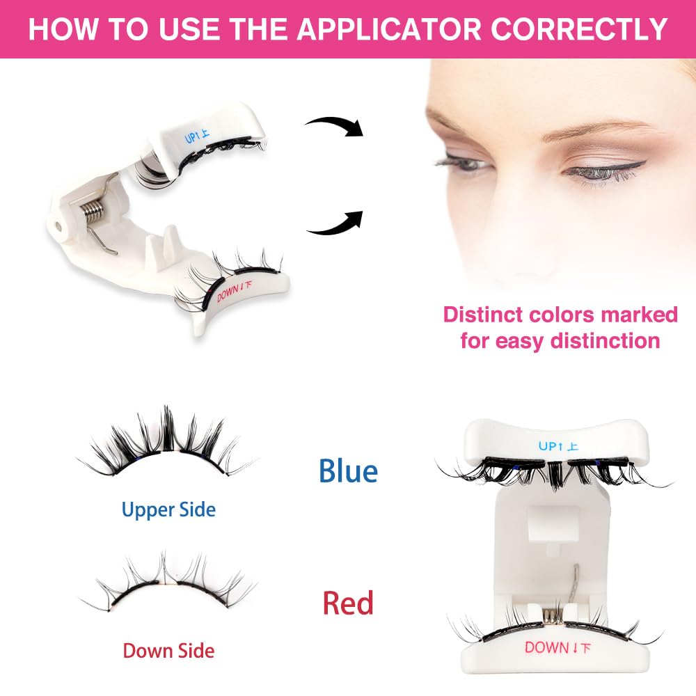 VEYESBEAUTY AnimeWink Magnetic Lashes with Applicator – Reusable, Glue-Free
