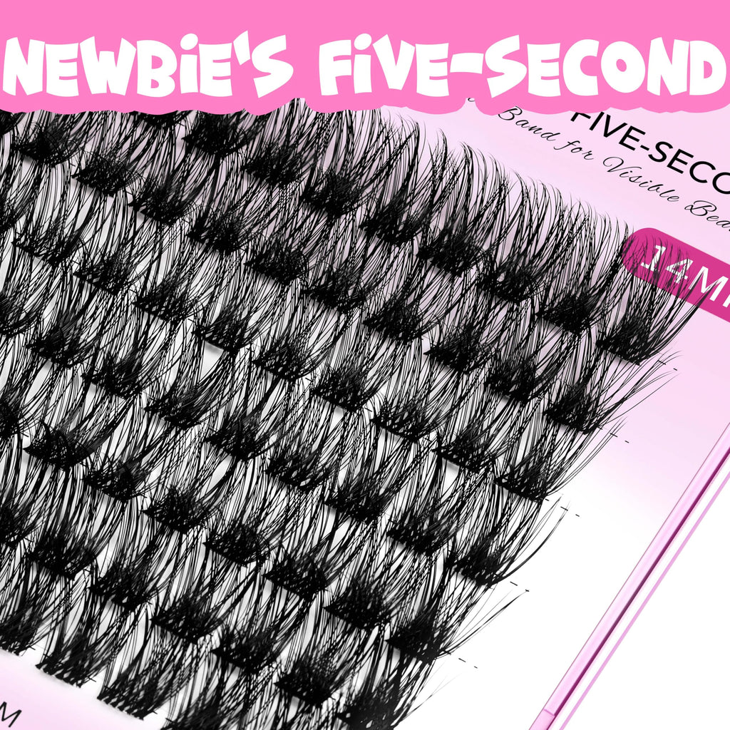 VEYESBEAUTY Lash Clusters: DIY Five-Second Wispy Lashes, 12mm