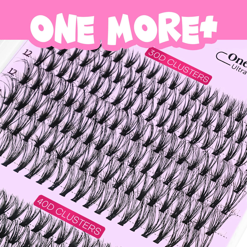 VEYESBEAUTY Lash Clusters UltraVolume: 3D Layered DIY Lashes Tray (30D & 40D)