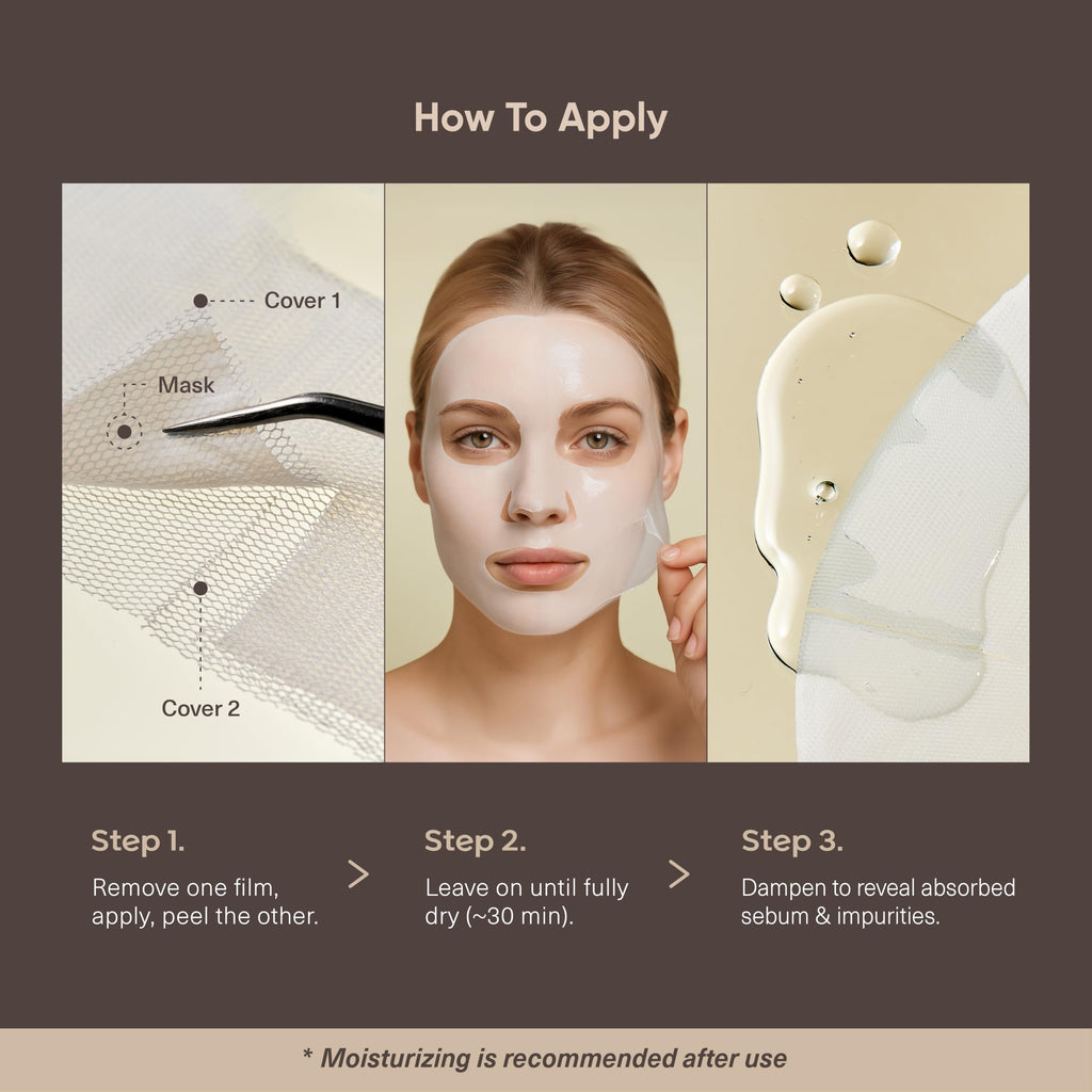 Veyka Nano Liposome + Advanced Sebum Balance Mask – Ceramide, Cica, Multi-Peptide Sheet Mask (5 Sheets, 0.67 fl oz)