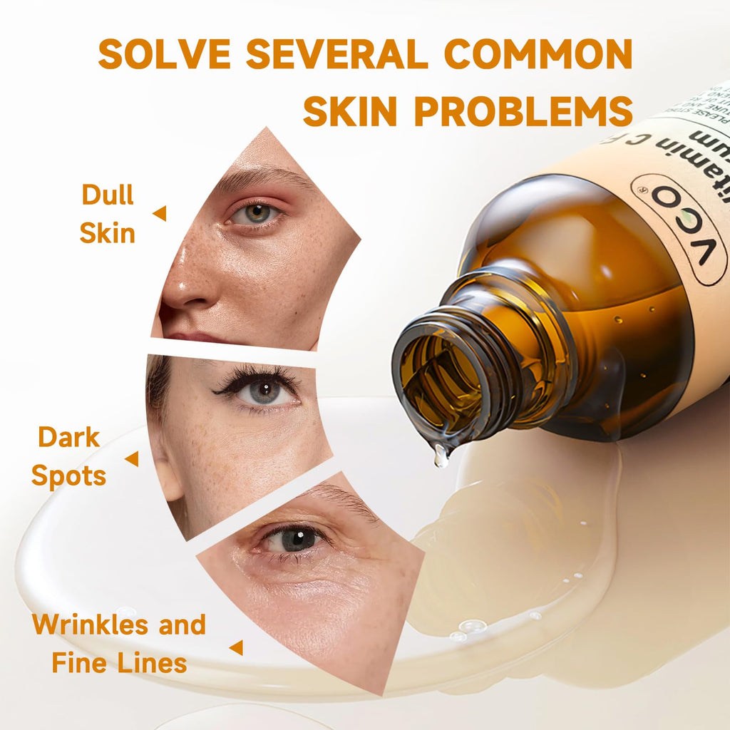 VGO 2 Pack Vitamin C Face Serum – Deep Hydration, Radiance & Even Tone