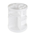 V-HANVER 360° Rotating Makeup Organizer | Large-Capacity Acrylic Vanity Storage