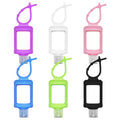 VHOPMORE 6-Pack Travel Size Empty Bottles 60ml – Leakproof Refillable with Silicone Case & Keychain