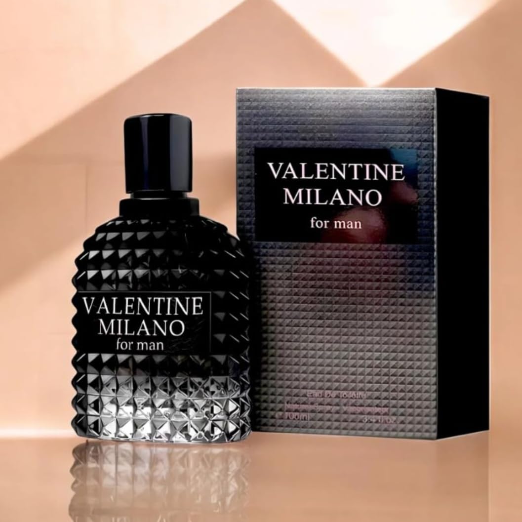 Viaan Krishna Valentine Milano & SG for Men – 2x 3.4oz Cologne Set + 2x 5ml Travel Sprays