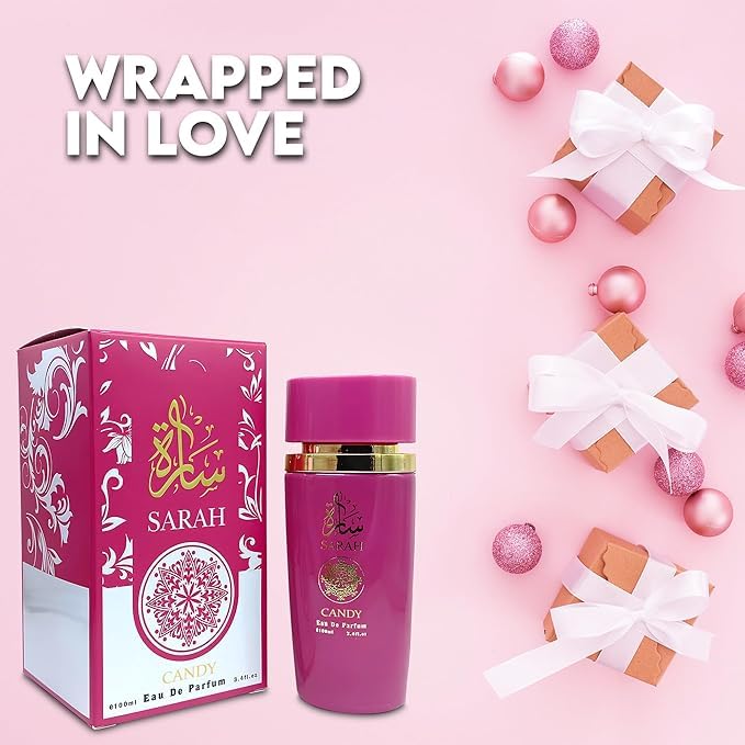 Viaan Krishna SARAH Candy & SARAH Fuchsia Perfume Set for Women – 2×3.4oz EDP