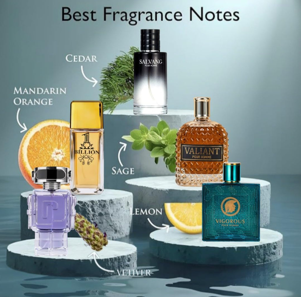 Viaan Krishna Signature Scent 5-Piece Mini Fragrance Set for Men – 25ml to 30ml Bottles
