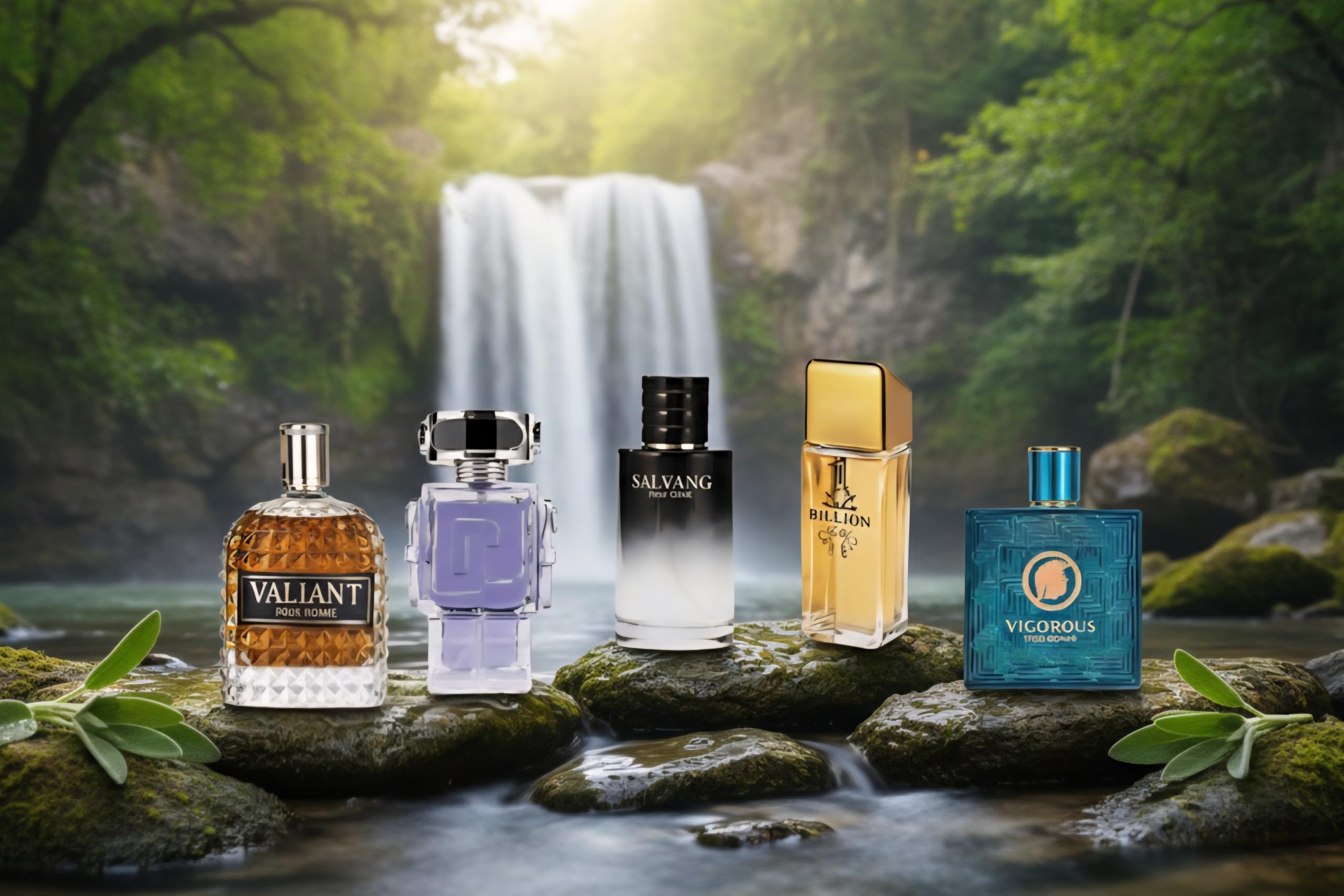 Viaan Krishna Signature Scent 5-Piece Mini Fragrance Set for Men – 25ml to 30ml Bottles