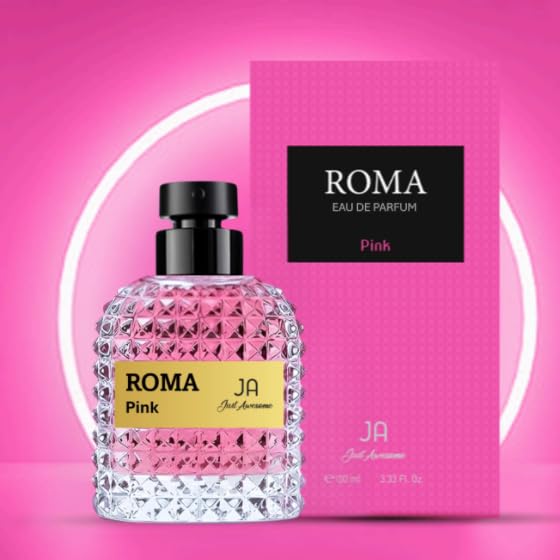 Viaan Krishna ROMA PINK EDP – Amber Floral Perfume for Women, 100ml