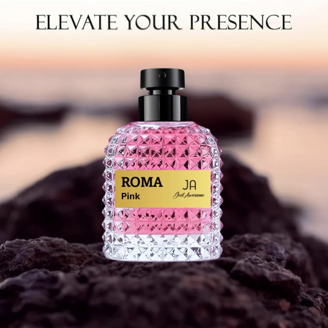 Viaan Krishna ROMA PINK EDP – Amber Floral Perfume for Women, 100ml