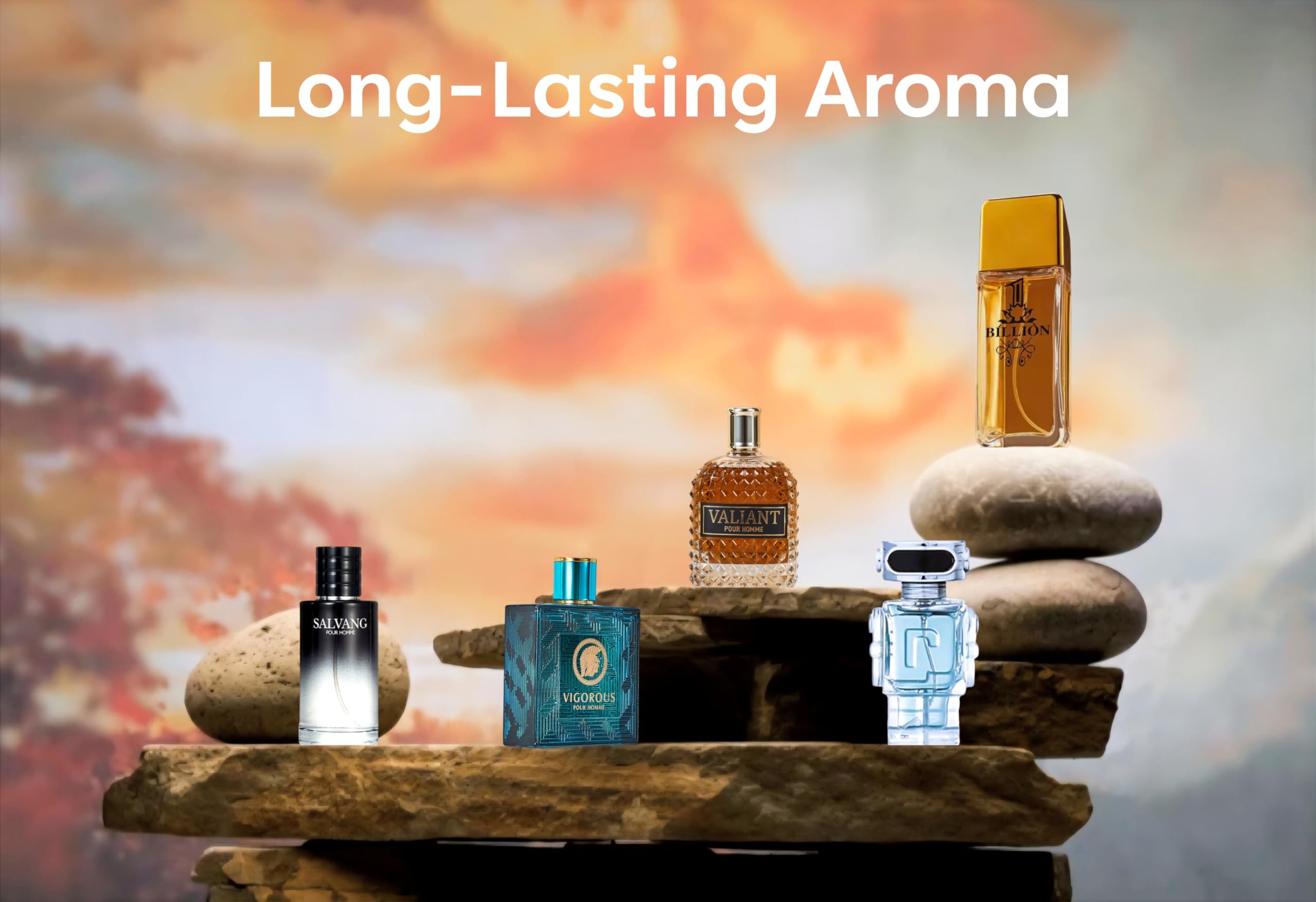 Viaan Krishna Signature Scent 5-Piece Mini Fragrance Set for Men – 25ml to 30ml Bottles