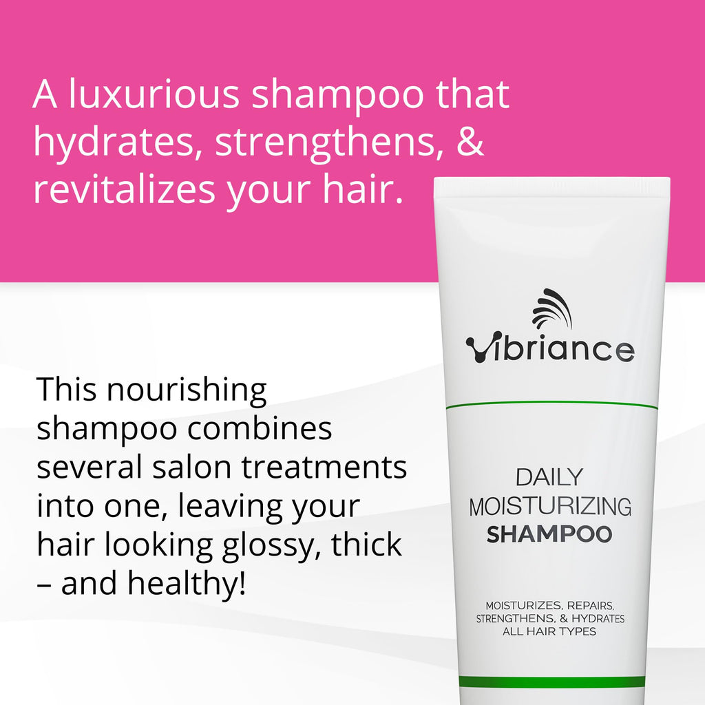 Vibriance Daily Moisturizing Shampoo – Strengthening Biotin for Aging Hair, Thinning Hair & Dry Scalp