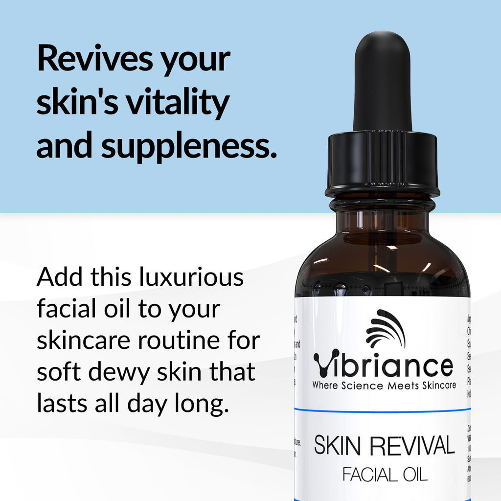 Vibriance Skin Revival Facial Oil – Hydrating, Vegan & Gentle for Dry Skin