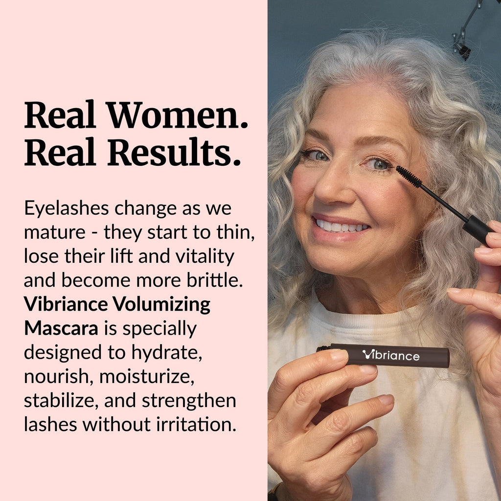 Vibriance Volumizing Tubing Mascara, Soft Black – Hypoallergenic, Moisturizing, 50+ Friendly Tubing Formula
