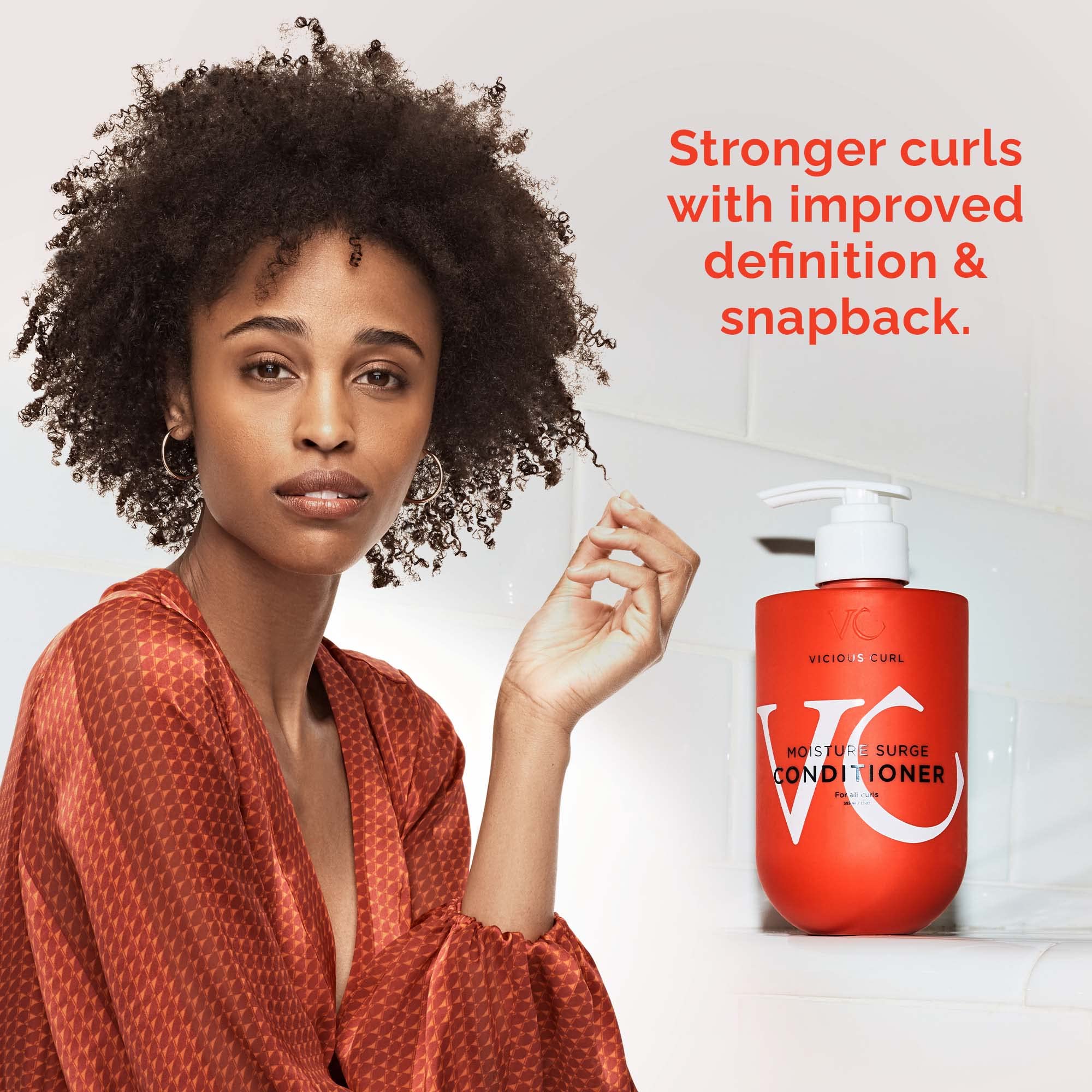 VICIOUS CURL Non-Foaming Curl Cleanse & Moisture Surge Kit for Curly Hair