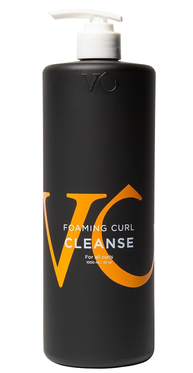 VICIOUS CURL Foaming Curl Cleanse – Clarifying Shampoo for All Curl Types (Sulfate-Free)