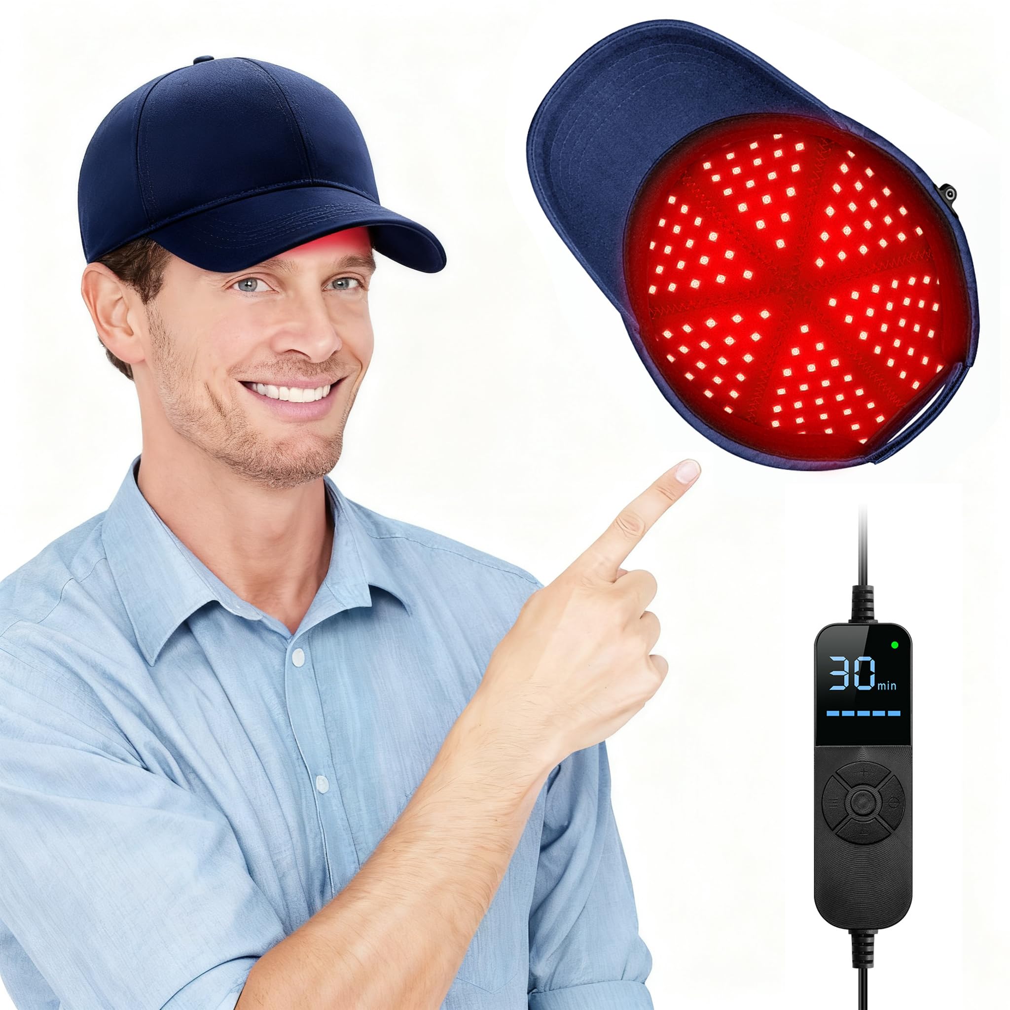 Viconor Laser Hair Growth Cap | Red Light Therapy Cap for Hair