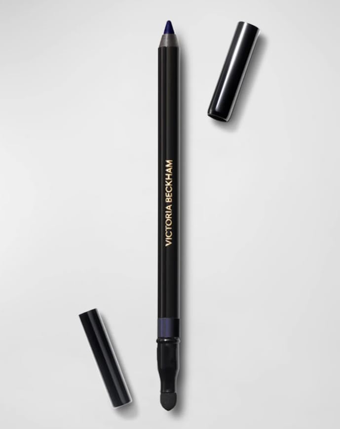 Victoria Beckham Satin Kajal Longwear Waterproof Eyeliner in Navy Noir — Includes Complimentary Face Sheet Masque