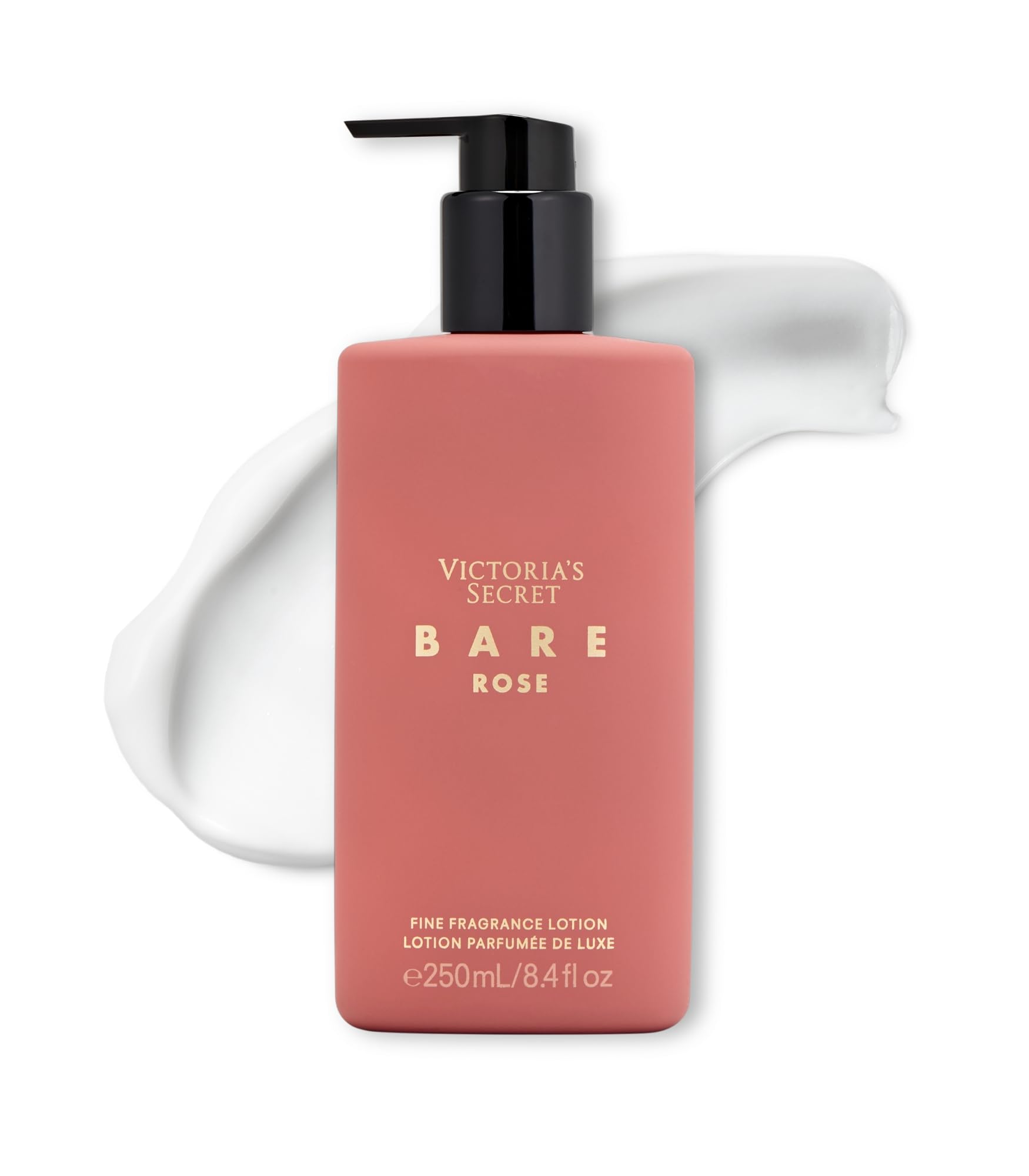 Victoria's Secret Bare Rose Fragrance Body Lotion – Pear Skin, Rosa Centifolia & Sheer Woods (8.4 oz)