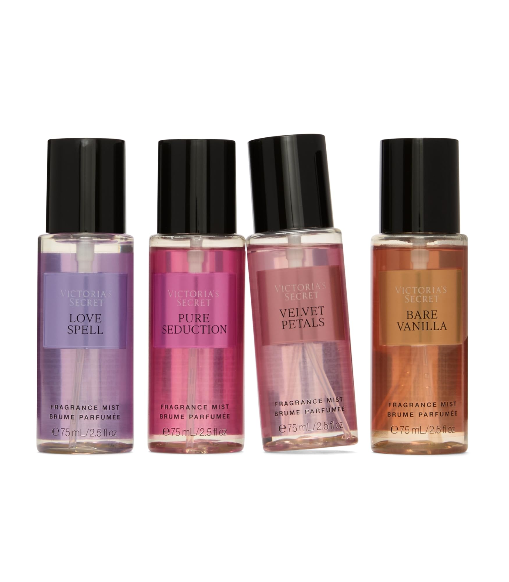 Victoria's Secret Fragrance Mist Collection – 4-Piece Mini Gift Set for Women