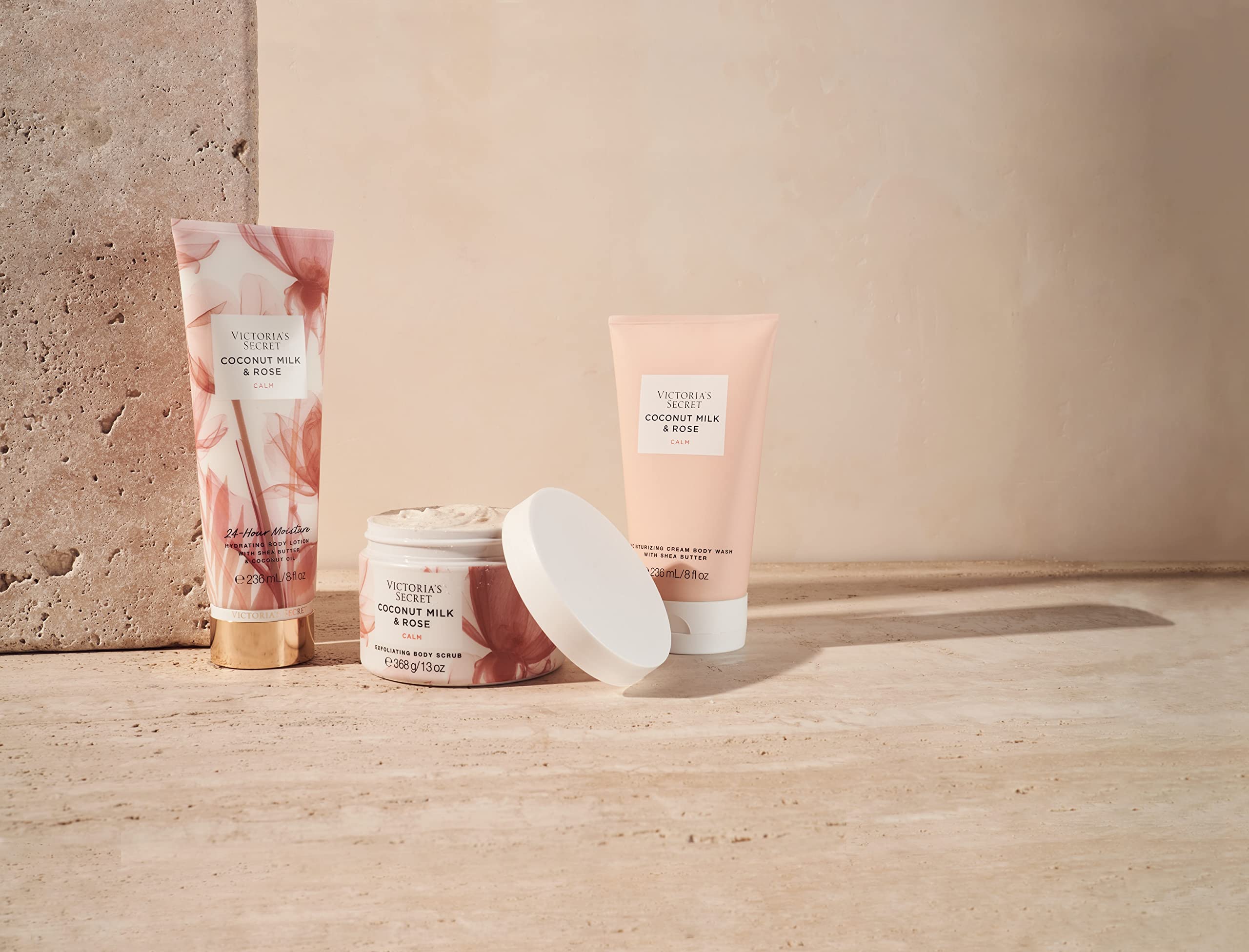 Victoria's Secret Coconut Milk & Rose Hydrating Body Lotion | Natural Beauty Collection