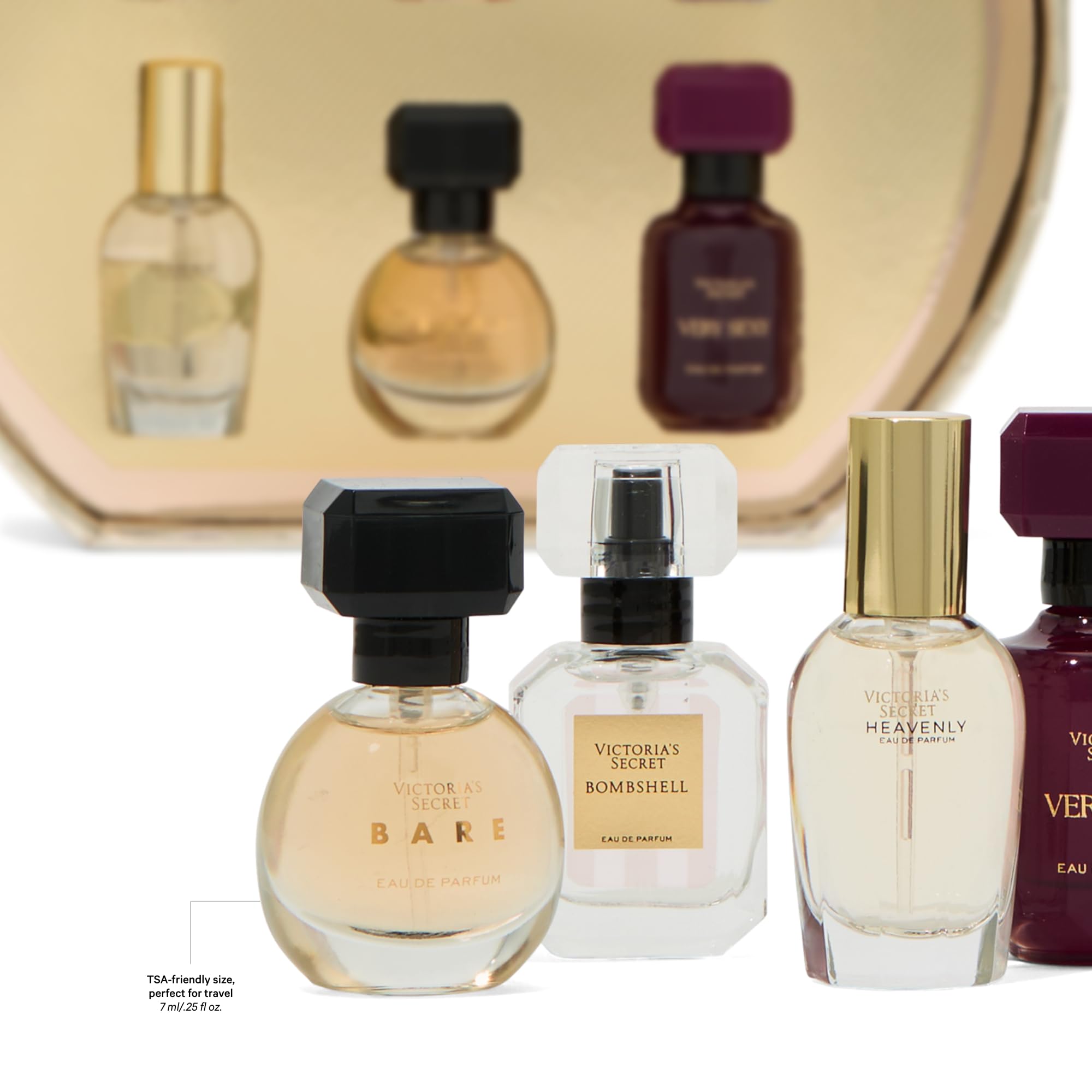 Victoria's Secret Mini EDP Discovery Gift Set – Bombshell, Bombshell Magic, Tease, Bare, Very Sexy, Heavenly
