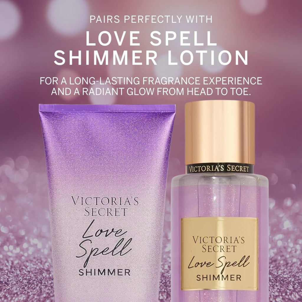 Victoria's Secret Love Spell Shimmer Fragrance Mist & Lotion Set