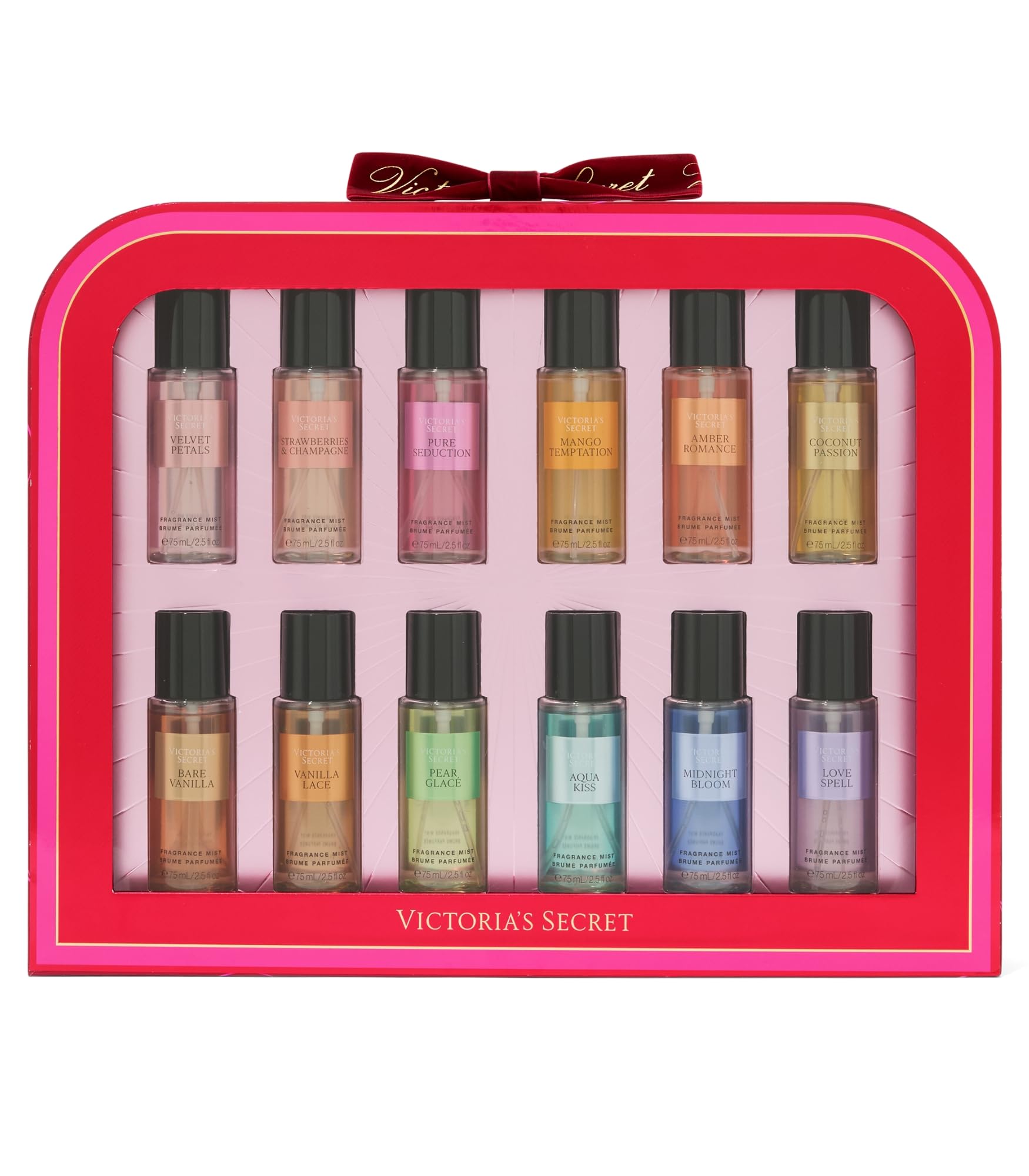 Victoria's Secret Mist Collection: 12-Piece Travel Mist Gift Set