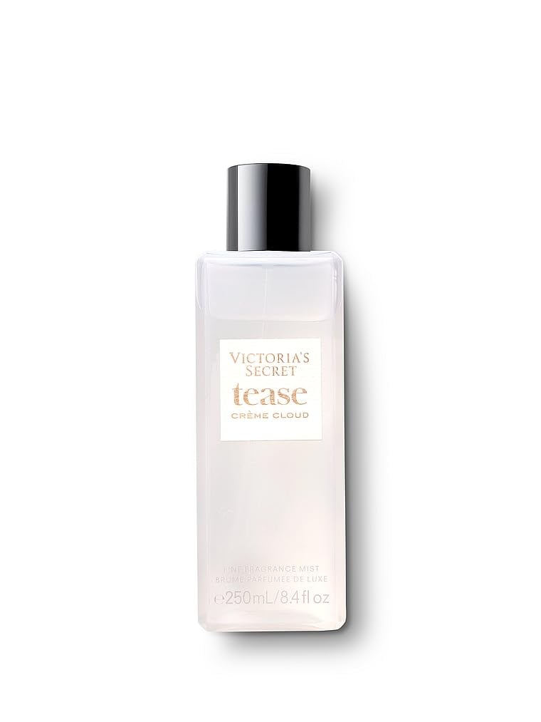 Victoria's Secret Tease Creme Cloud Fine Fragrance Mist 8.4 oz – Airy Gourmand Light Scent