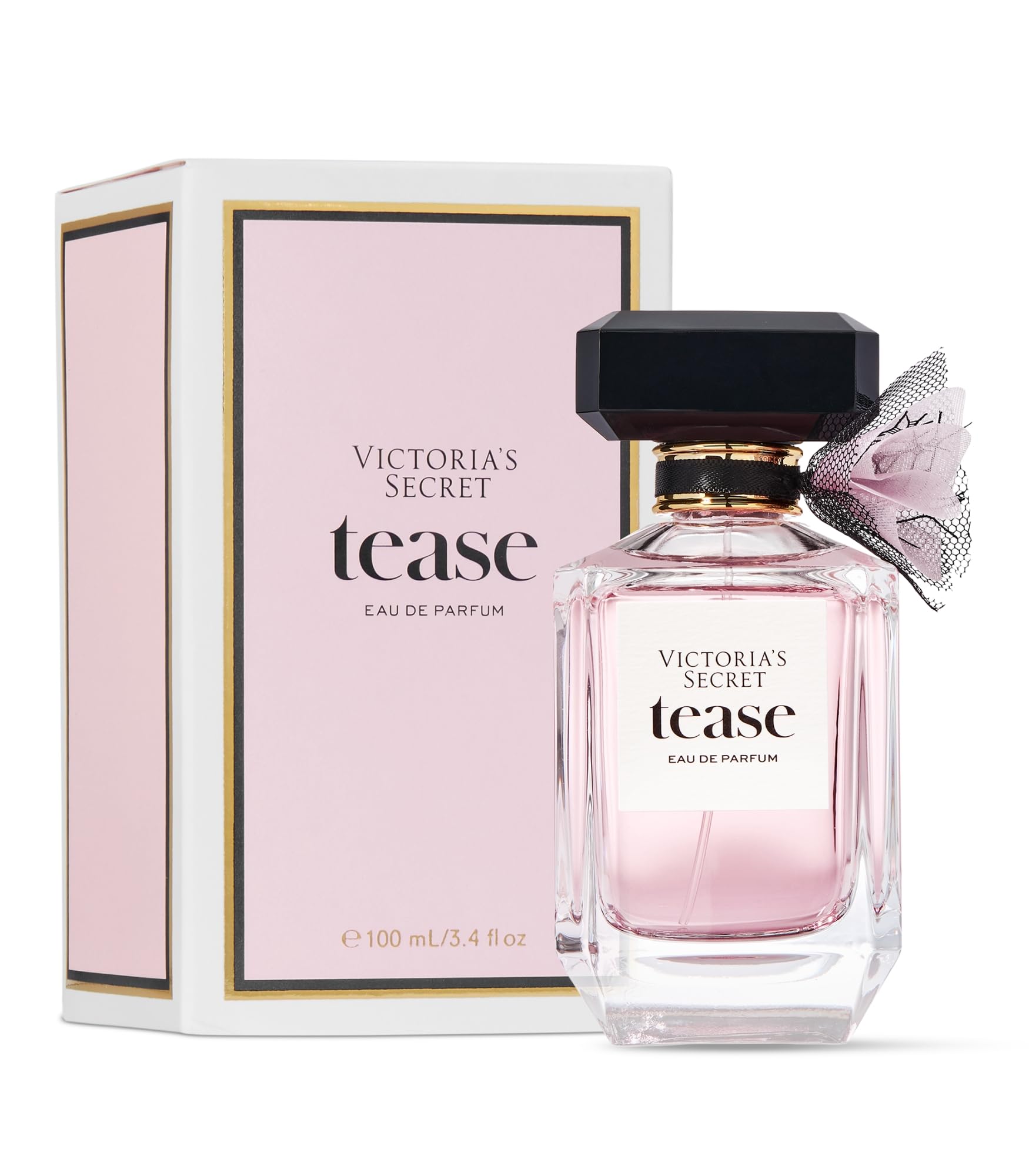Victoria's Secret Tease Eau de Parfum – White Gardenia, Anjou Pear & Black Vanilla (3.4 oz)