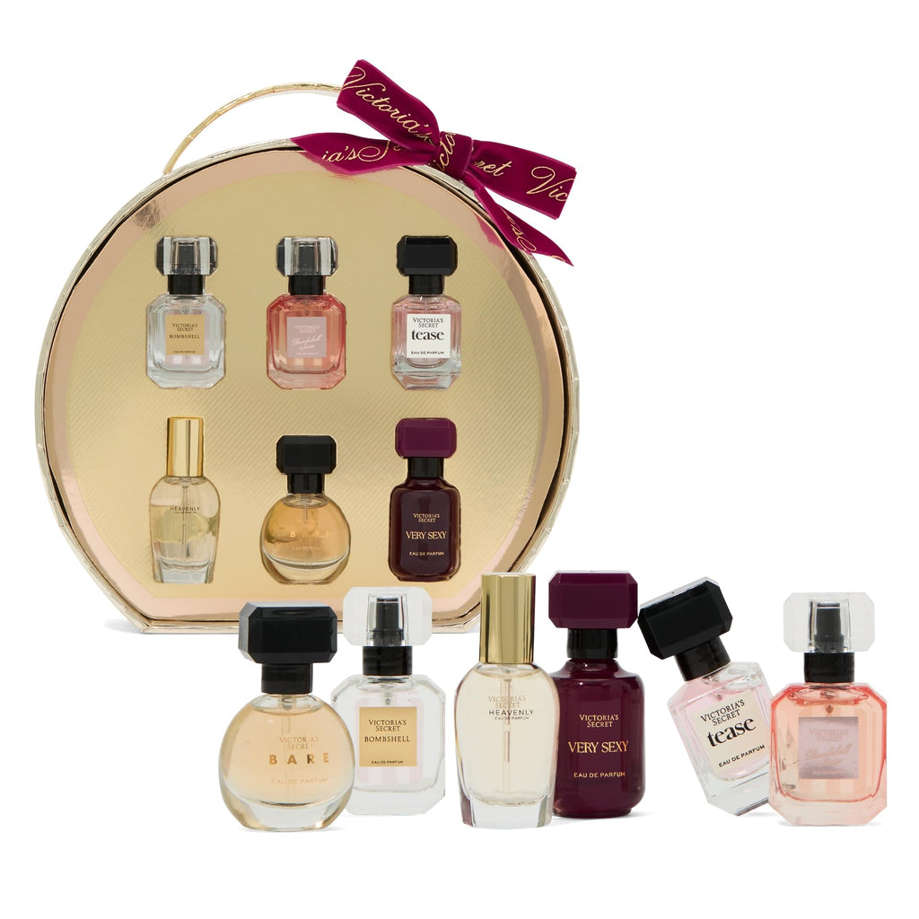 Victoria's Secret Mini EDP Discovery Gift Set – Bombshell, Bombshell Magic, Tease, Bare, Very Sexy, Heavenly