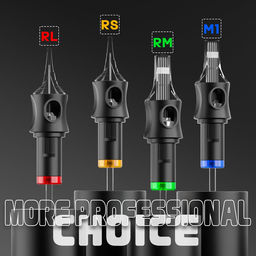 Vidattx Poseidon Tattoo Pen Kit – Beginner Starter Bundle with 2 Batteries + Cartridges