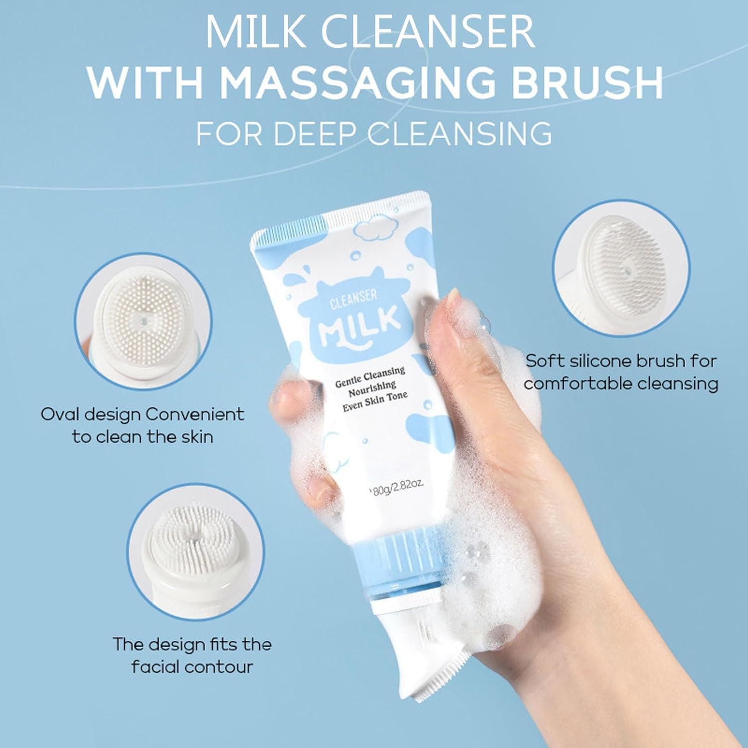 Vienflona Milk Skincare Set for Kids & Teens – 12-in-1 Gentle Hydration