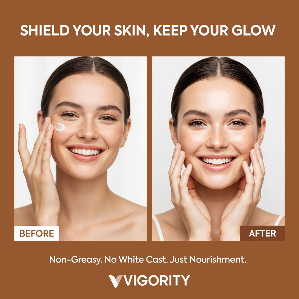 Vigority Beef Tallow Sunscreen SPF 30 – Non-Toxic Mineral Sunblock with Clear Zinc (2 oz)