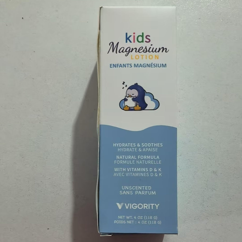 Vigority Magnesium Lotion for Kids & Babies Sleep – Unscented Bedtime Body Cream