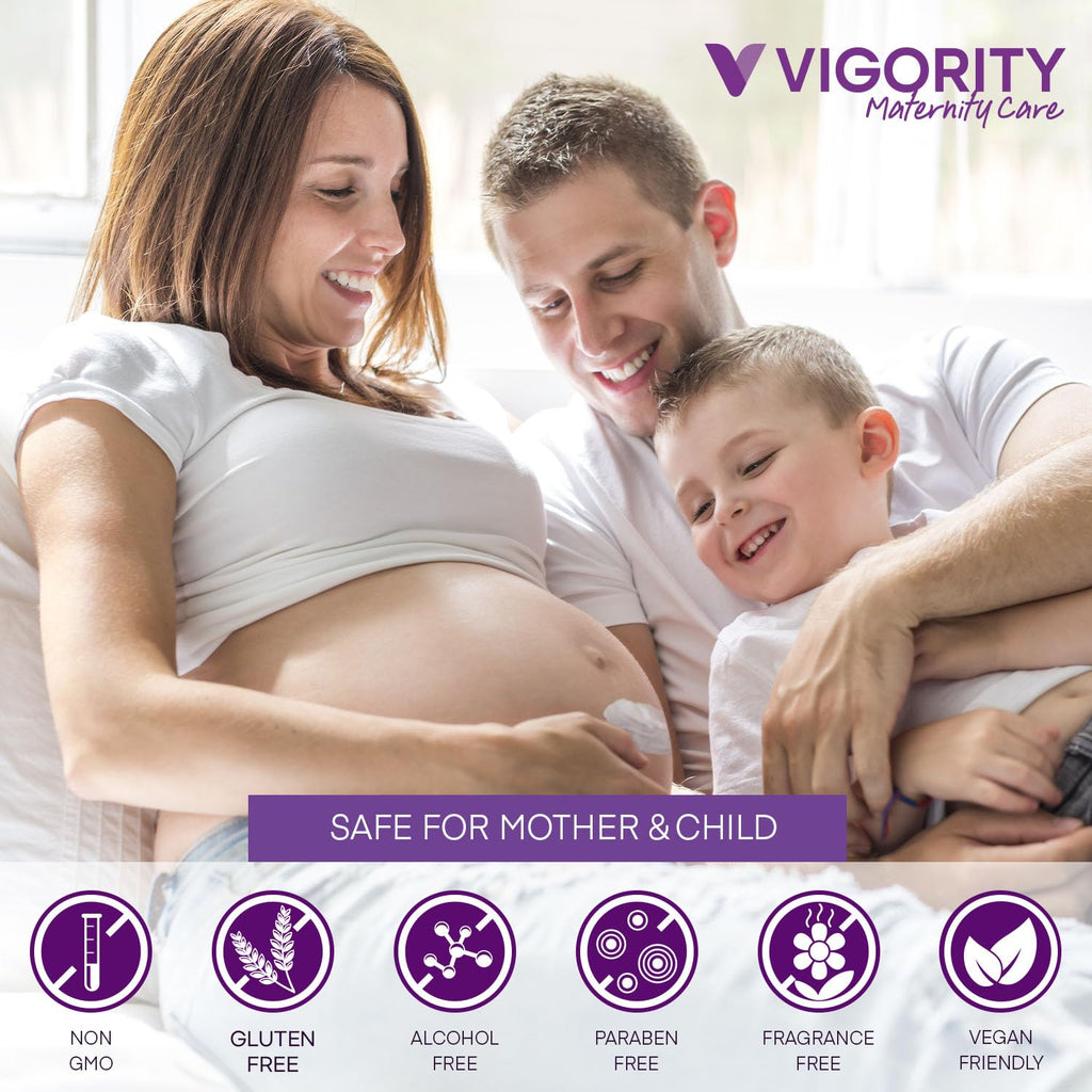 Vigority Stretch Mark Cream for Pregnancy – Belly Butter for Expecting Moms, 4 oz