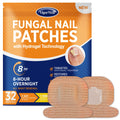 VigorWell Toenail Fungus Treatment Extra Strength - 32 Nighttime Hydrogel Patches for Overnight Nail Repair