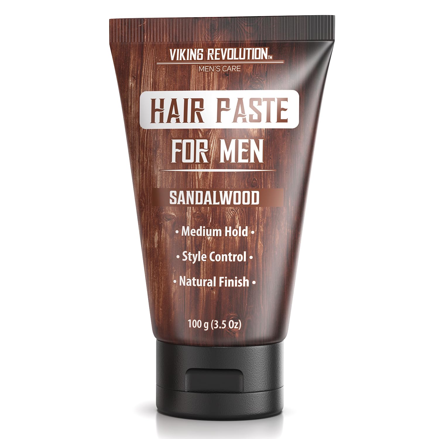 Viking Revolution Hair Paste for Men – Sandalwood, Medium Hold, Matte Finish