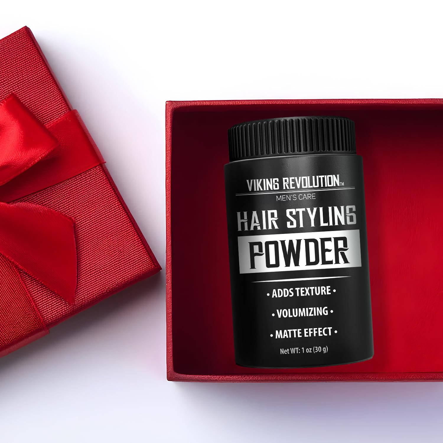 Viking Revolution Hair Styling Powder for Men – Matte Finish, Texture & Volume | 1 oz