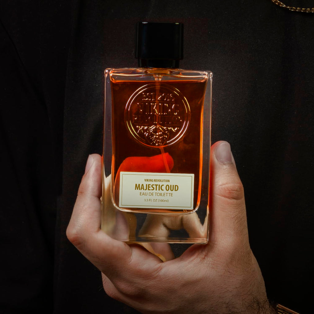 Viking Revolution Majestic Oud Cologne for Men – Long-Lasting Woody Eau de Toilette 3.5 fl oz