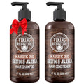 Viking Revolution Majestic Oud Men’s Shampoo & Conditioner Set with Biotin & Jojoba Oil – 17oz