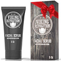 Viking Revolution Microdermabrasion Face Scrub for Men – Exfoliating Cleanser & Pre-Shave