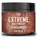 Viking Revolution Sandalwood Hair Pomade – Extreme Hold, Water-Based, High Shine (4oz)