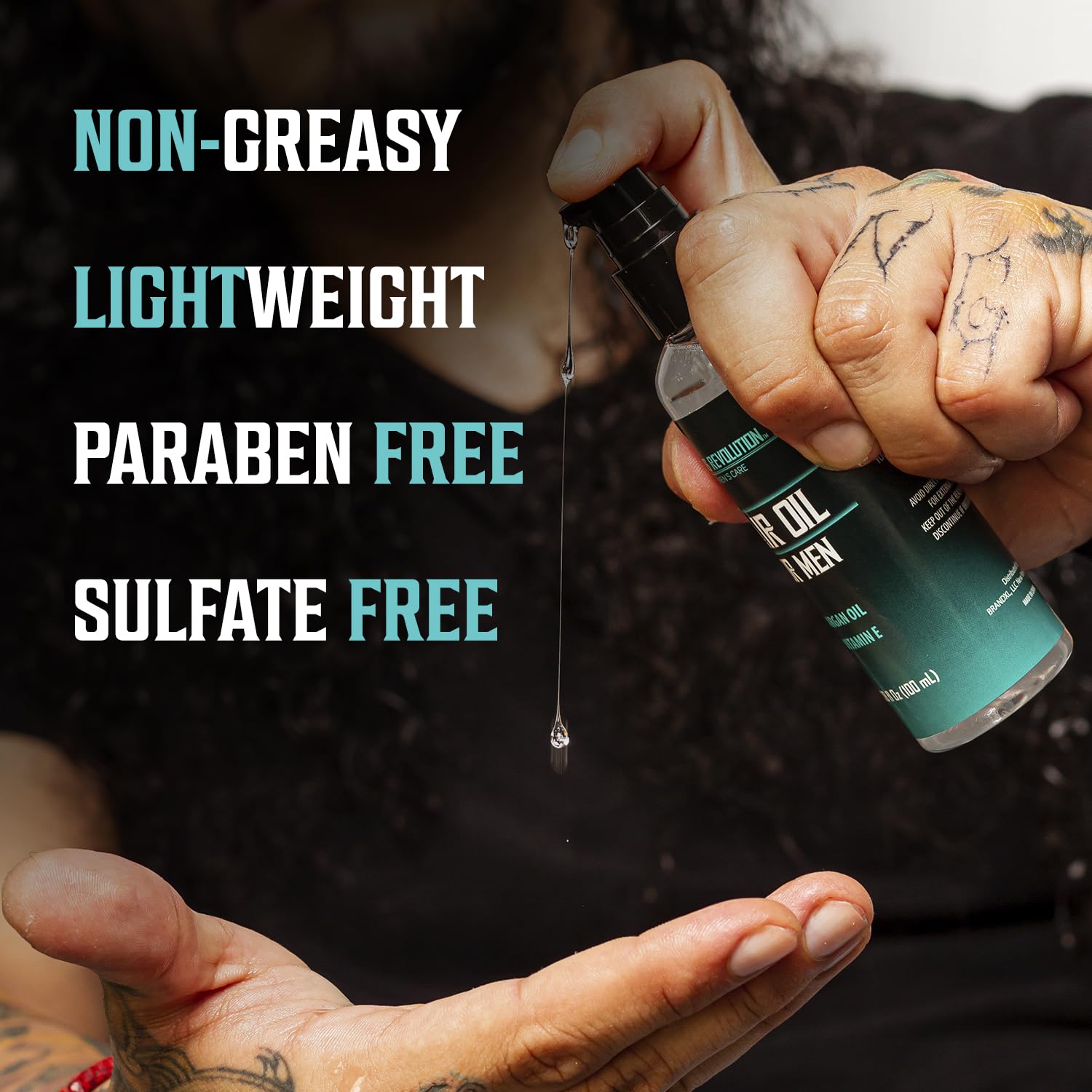 Viking Revolution Sea Salt Spray for Men | Hydrating Hair Oil with Vitamin E | Styling Powder Kit