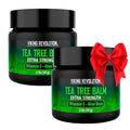Viking Revolution Tea Tree Oil Cream - Extra Strength Skin Balm for Itchy, Dry Skin | 2 oz x 2 Pack