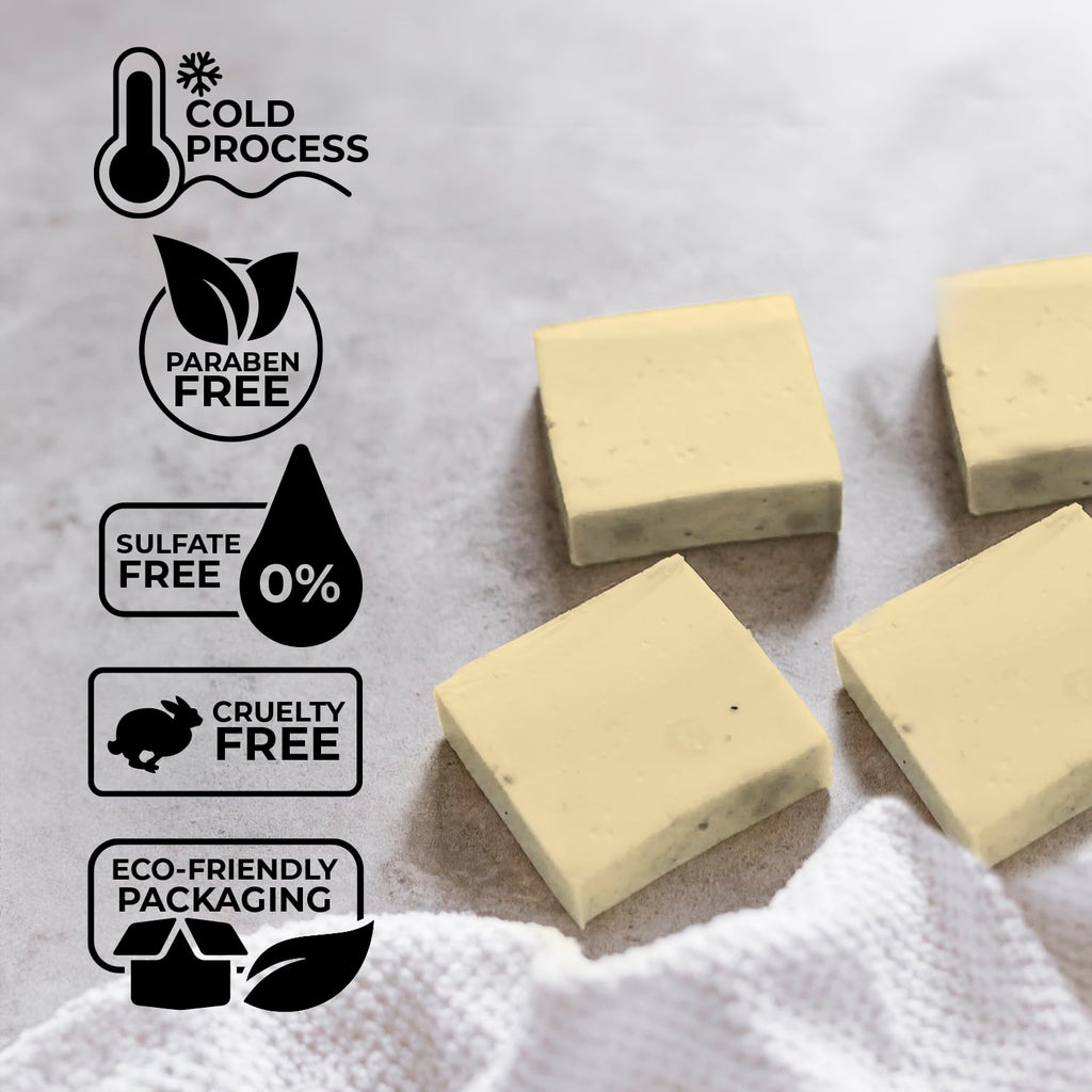Viking Revolution Tea Tree Soap for Men — Natural Bar with Coconut, Shea & Almond Oils (2-Pack)