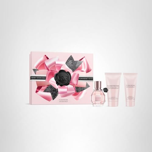 Viktor&Rolf Flowerbomb Eau de Parfum Set – Perfume, Body Lotion & Body Cream