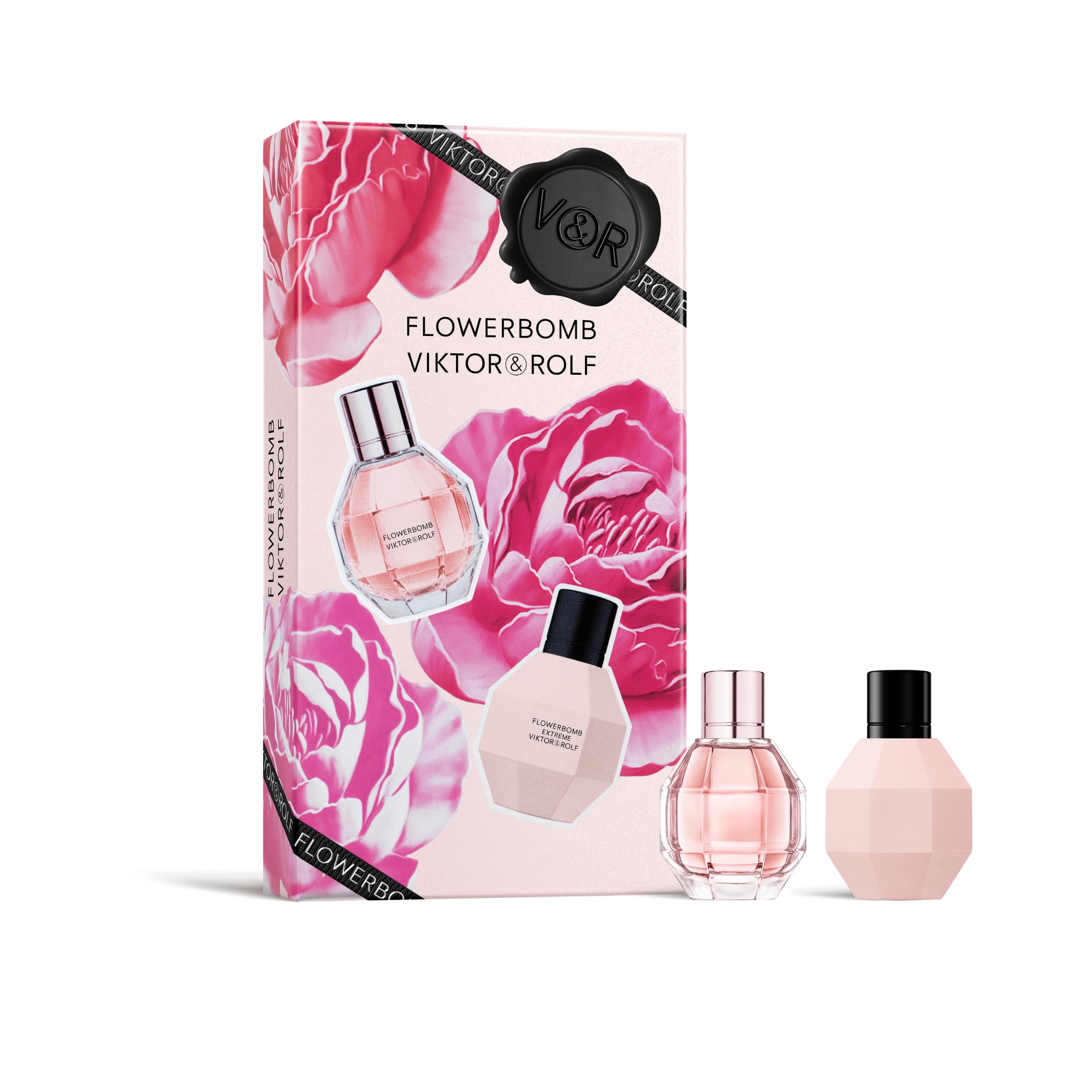 Viktor&Rolf Flowerbomb Eau de Parfum & Flowerbomb Extreme Travel Set – 0.2 oz Each