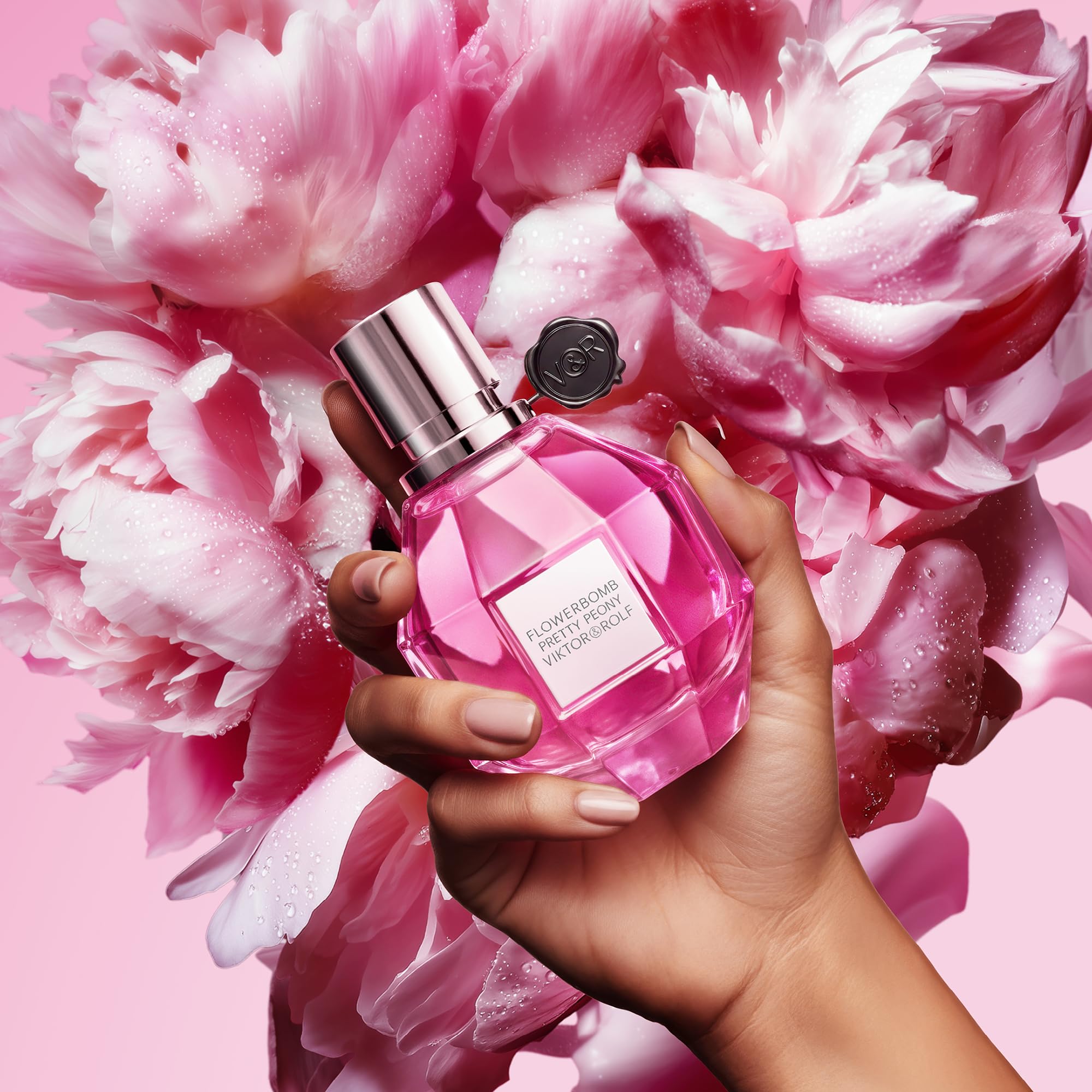 Viktor&Rolf Flowerbomb Pretty Peony – Travel-Size Floral & Fruity Perfume for Women – 0.3 Fl Oz