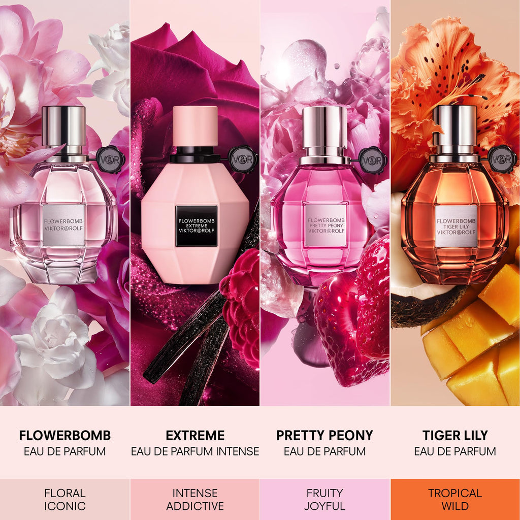 Viktor&Rolf Flowerbomb Pretty Peony – Floral & Fruity Perfume for Women – 1 oz