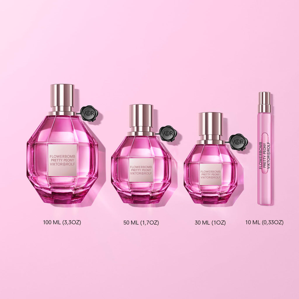 Viktor&Rolf Flowerbomb Pretty Peony – Floral & Fruity Perfume for Women | 3.4 Fl Oz